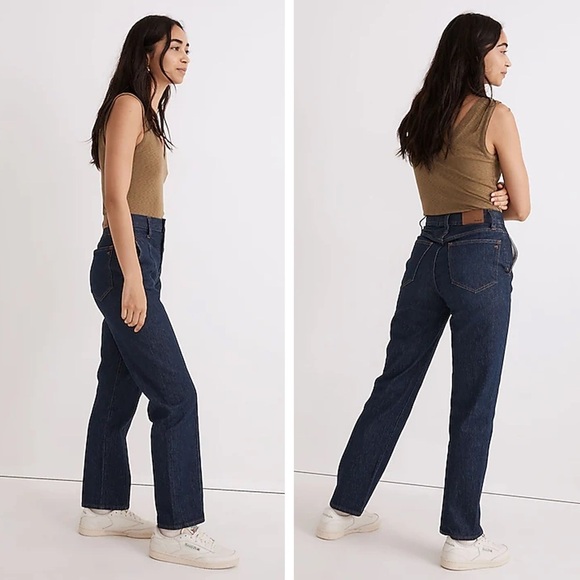 Madewell - The Perfect Vintage Straight Jean in Greenhaven Wash: Seamed Version - Picture 2 of 13